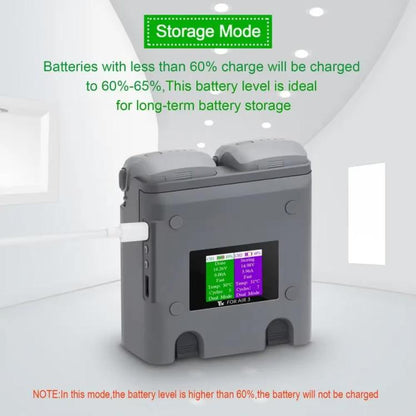 For DJI Air 3/Air 3S YX 2-Way Battery Charger Charging Butler With Color Screen Drone Accessories - Other by YX | Online Shopping UK | buy2fix