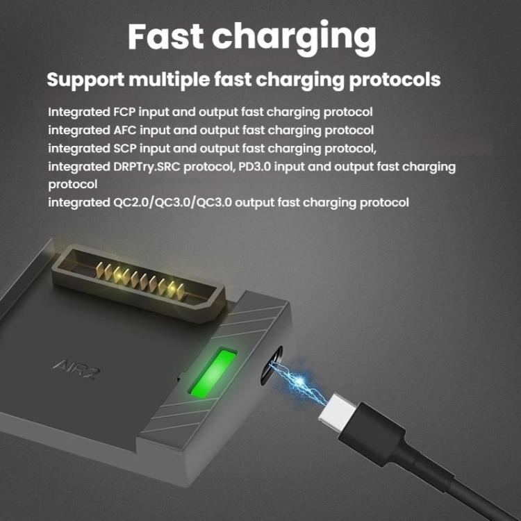 For DJI Air 2/Air 2S Battery Charger with QC3.0 & PD Fast Charge Auto-Smart Compatible Charging - Other by YX | Online Shopping UK | buy2fix