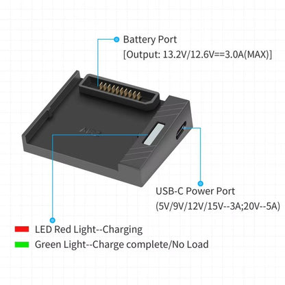 For DJI Air 2/Air 2S Battery Charger with QC3.0 & PD Fast Charge Auto-Smart Compatible Charging - Other by YX | Online Shopping UK | buy2fix
