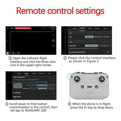 For DJI Mavic Air 2 Drone YX Airdrop System Rechargeable Thrower Load 500g - Other by YX | Online Shopping UK | buy2fix