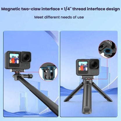 For GoPro HERO13 Black HEPAIL AC67 Magnetic Metal Quick Release Base - Holder by HEPAIL | Online Shopping UK | buy2fix