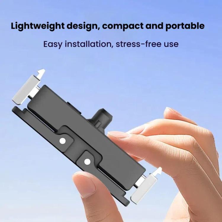 For GoPro HERO13 Black HEPAIL AC67 Magnetic Metal Quick Release Base - Holder by HEPAIL | Online Shopping UK | buy2fix