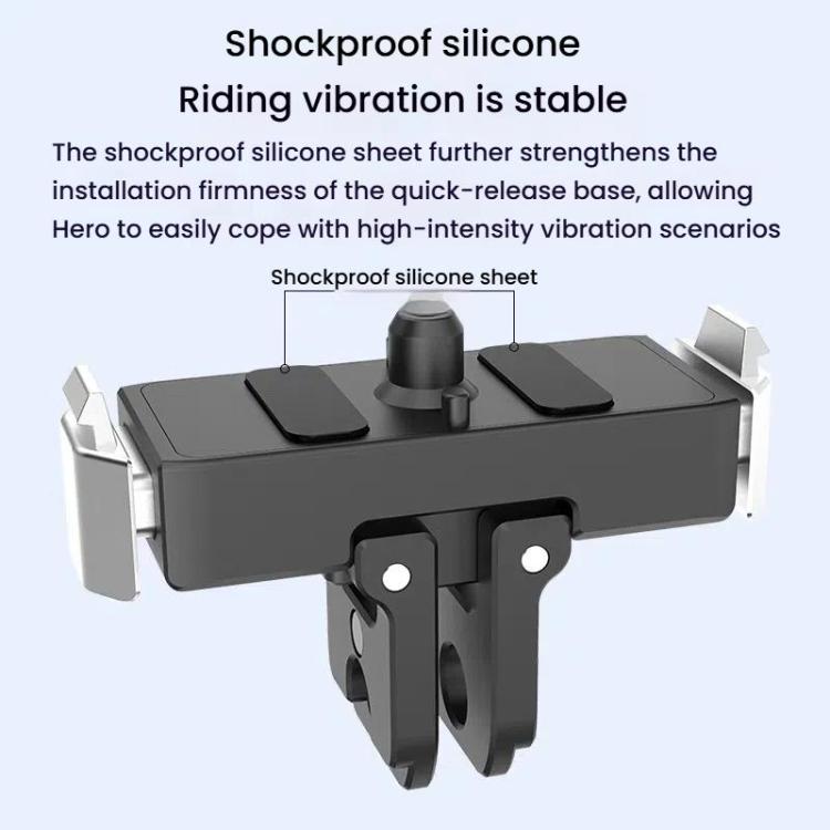 For GoPro HERO13 Black HEPAIL AC67 Magnetic Metal Quick Release Base - Holder by HEPAIL | Online Shopping UK | buy2fix