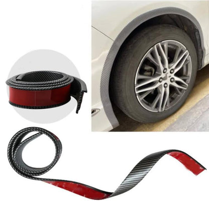 4.5cm Wide Self-Adhesive Car Wheel Arch Trim Protective Strip Anti-Scratch Guard for Vehicle Door Edge Length 1.5m Carbon Fiber - Decorative Strip by buy2fix | Online Shopping UK | buy2fix