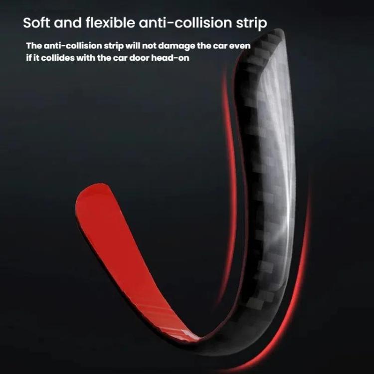 4.5cm Wide Self-Adhesive Car Wheel Arch Trim Protective Strip Anti-Scratch Guard for Vehicle Door Edge Length 1.5m Carbon Fiber - Decorative Strip by buy2fix | Online Shopping UK | buy2fix