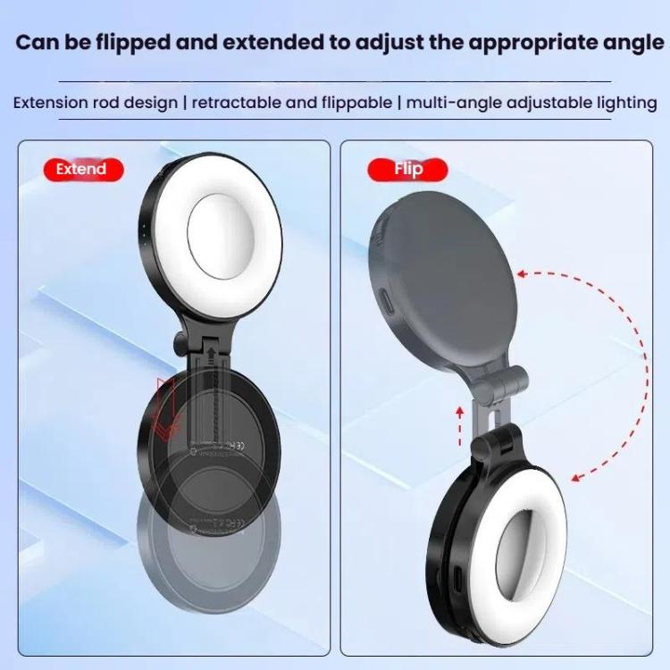 HEPAIL AC74 Magsafe Magnetic Smartphone Light Portable Handheld Selfie Light(Black) - Selfie Light by HEPAIL | Online Shopping UK | buy2fix