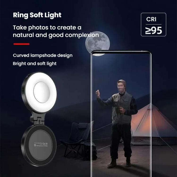 HEPAIL AC74 Magsafe Magnetic Smartphone Light Portable Handheld Selfie Light(White) - Selfie Light by HEPAIL | Online Shopping UK | buy2fix