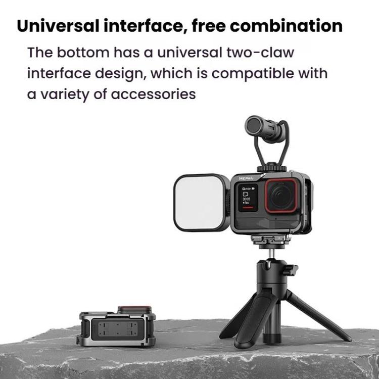 For Insta360 Ace / Ace Pro HEPAIL AC27 Metal Magnet Quick Release Base - Mount & Holder by HEPAIL | Online Shopping UK | buy2fix