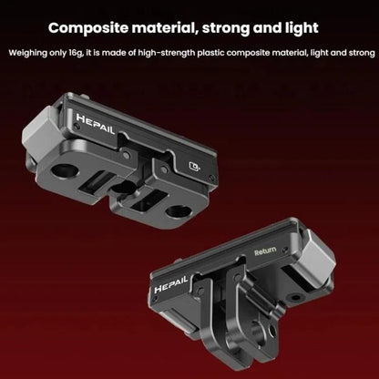 For Insta360 Ace / Ace Pro HEPAIL AC27 Metal Magnet Quick Release Base - Mount & Holder by HEPAIL | Online Shopping UK | buy2fix