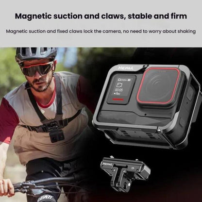 For Insta360 Ace / Ace Pro HEPAIL AC27 Metal Magnet Quick Release Base - Mount & Holder by HEPAIL | Online Shopping UK | buy2fix