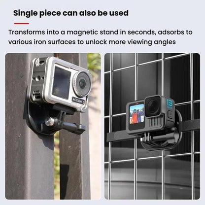 HEPAIL AC76 Action Camera Mobile Phone Magnetic Neck Strap Mount - Holder by HEPAIL | Online Shopping UK | buy2fix