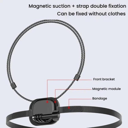HEPAIL AC76 Action Camera Mobile Phone Magnetic Neck Strap Mount - Holder by HEPAIL | Online Shopping UK | buy2fix