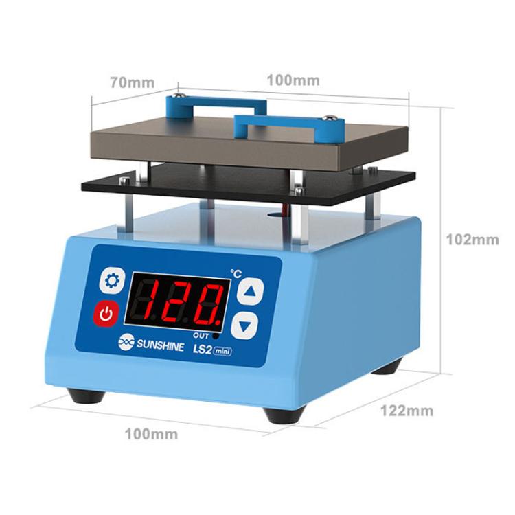 SUNSHINE LS2 MINI Mobile Phone Repair Non-Standard Motherboard Heating Table Supports Layered Bonding Tin Plating Degumming, EU Plug - Separation Equipment by SUNSHINE | Online Shopping UK | buy2fix
