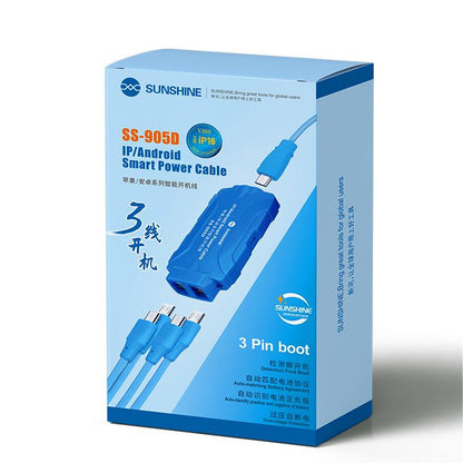 SUNSHINE SS-905D For iPhone / Android Series Power Supply Start-up Cables Mobile Phone Repair Test Cables - Test Tools by SUNSHINE | Online Shopping UK | buy2fix