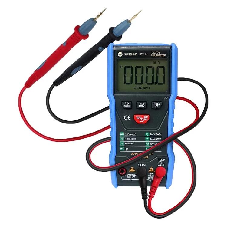 SUNSHINE DT-19N Mini Smart Digital Multimeter With LCD Display Repair Tool Tester - Digital Multimeter by SUNSHINE | Online Shopping UK | buy2fix