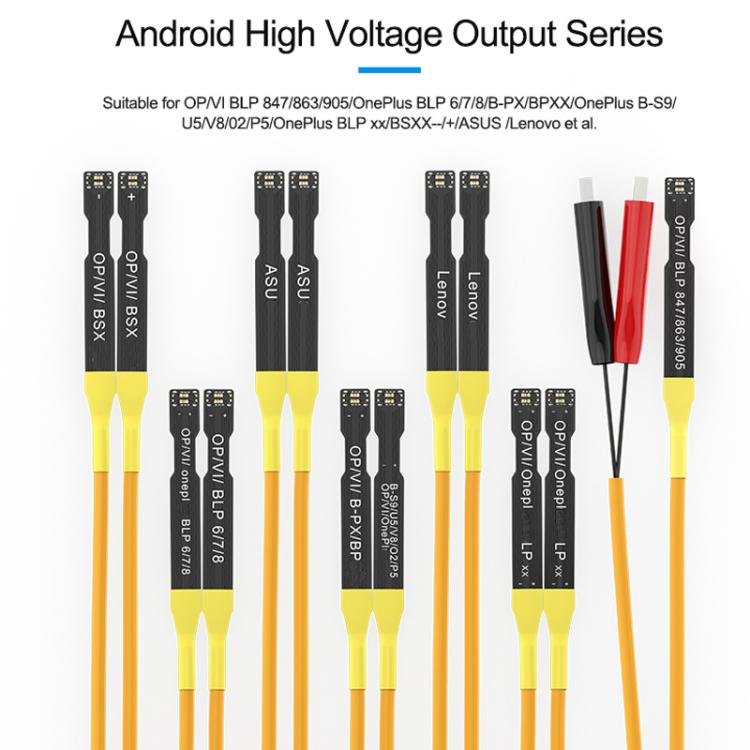SUNSHINE SS-905H Android 8V High Voltage Power-On Cable Mobile Phone Repair Power Battery Cable - Test Tools by SUNSHINE | Online Shopping UK | buy2fix