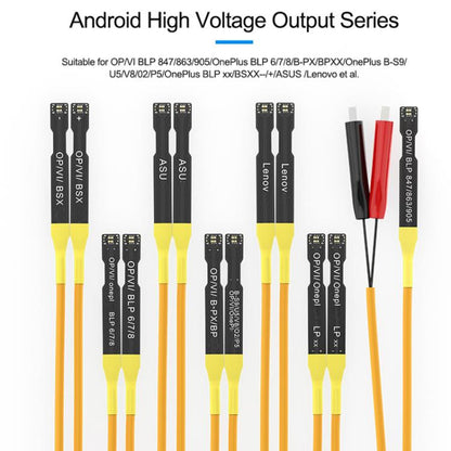 SUNSHINE SS-905H Android 8V High Voltage Power-On Cable Mobile Phone Repair Power Battery Cable - Test Tools by SUNSHINE | Online Shopping UK | buy2fix