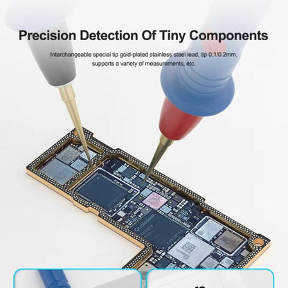 SUNSHINE SS-024B Replaceable Stainless Steel Probe Tips Soft Silicone Multimeter Probe Tips - Digital Multimeter by SUNSHINE | Online Shopping UK | buy2fix