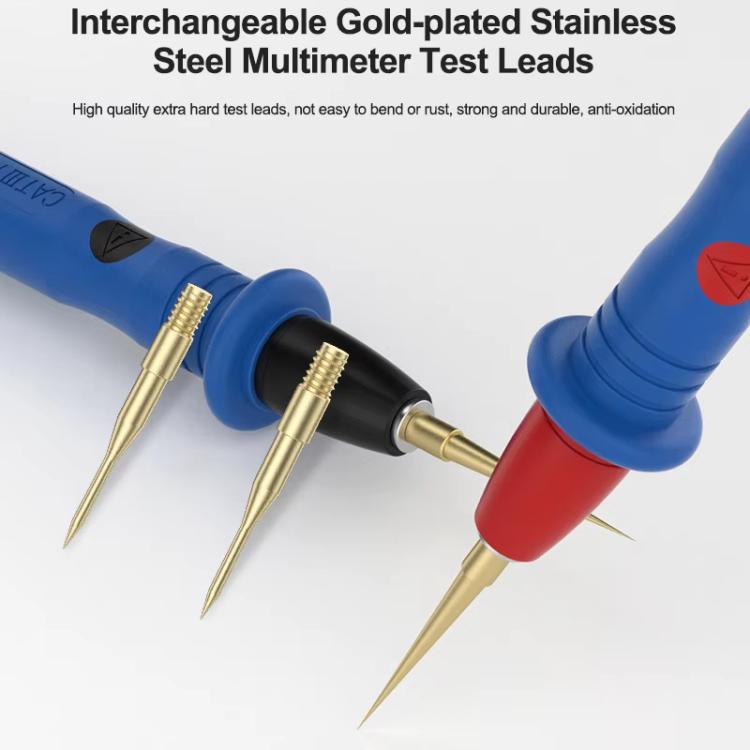 SUNSHINE SS-024B Replaceable Stainless Steel Probe Tips Soft Silicone Multimeter Probe Tips - Digital Multimeter by SUNSHINE | Online Shopping UK | buy2fix