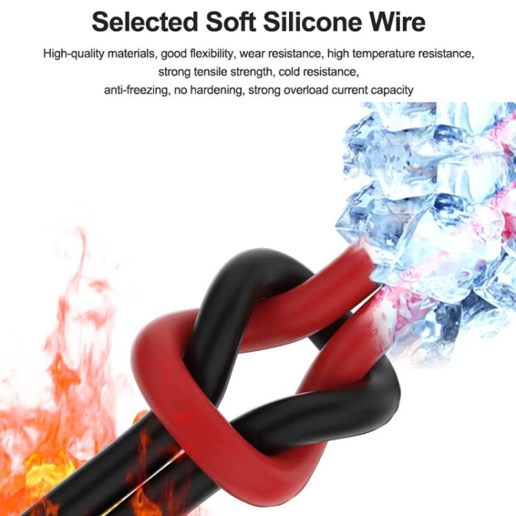 SUNSHINE SS-024B Replaceable Stainless Steel Probe Tips Soft Silicone Multimeter Probe Tips - Digital Multimeter by SUNSHINE | Online Shopping UK | buy2fix