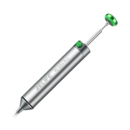 RELIFE RL-084 Pro Powerful Aluminium Alloy Solder Sucker Manual Solder Residue Sucker - Others by RELIFE | Online Shopping UK | buy2fix