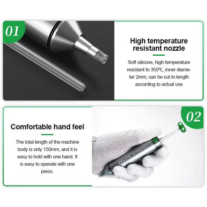 RELIFE RL-084 Pro Powerful Aluminium Alloy Solder Sucker Manual Solder Residue Sucker - Others by RELIFE | Online Shopping UK | buy2fix