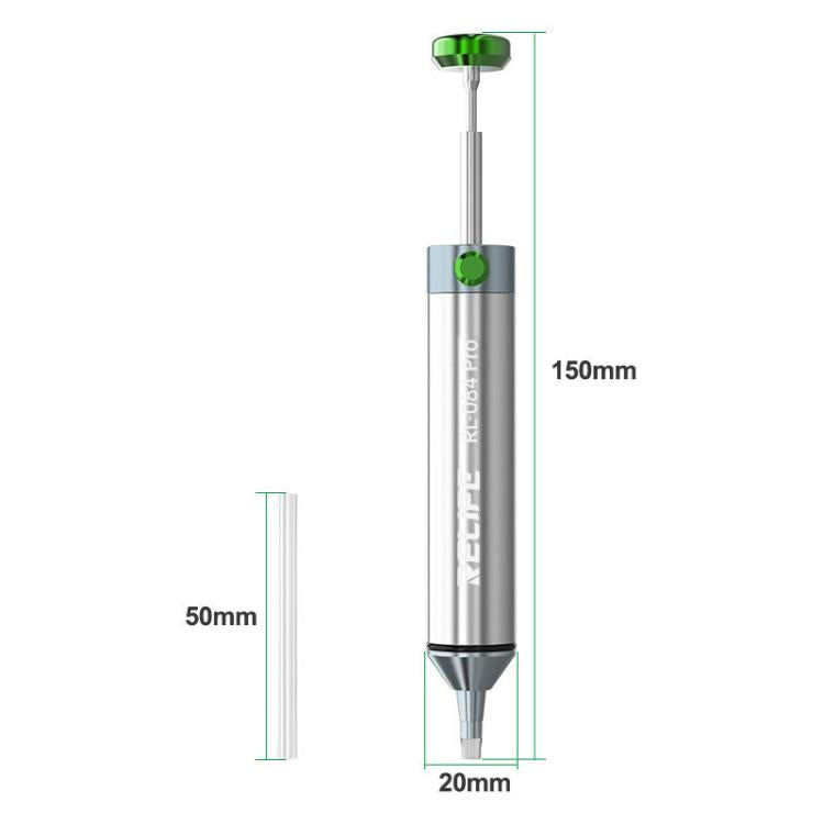RELIFE RL-084 Pro Powerful Aluminium Alloy Solder Sucker Manual Solder Residue Sucker - Others by RELIFE | Online Shopping UK | buy2fix
