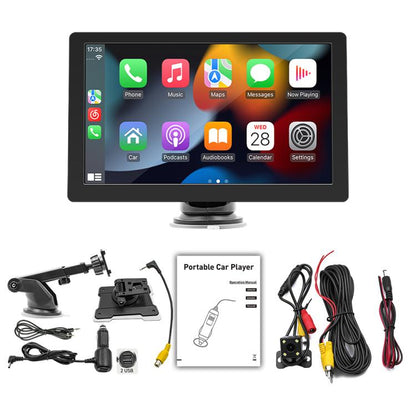Car Universal Screen Stereo HD MP5 Player Reversing Monitor With Rear View Camera - Car MP3 & MP4 & MP5 by buy2fix | Online Shopping UK | buy2fix