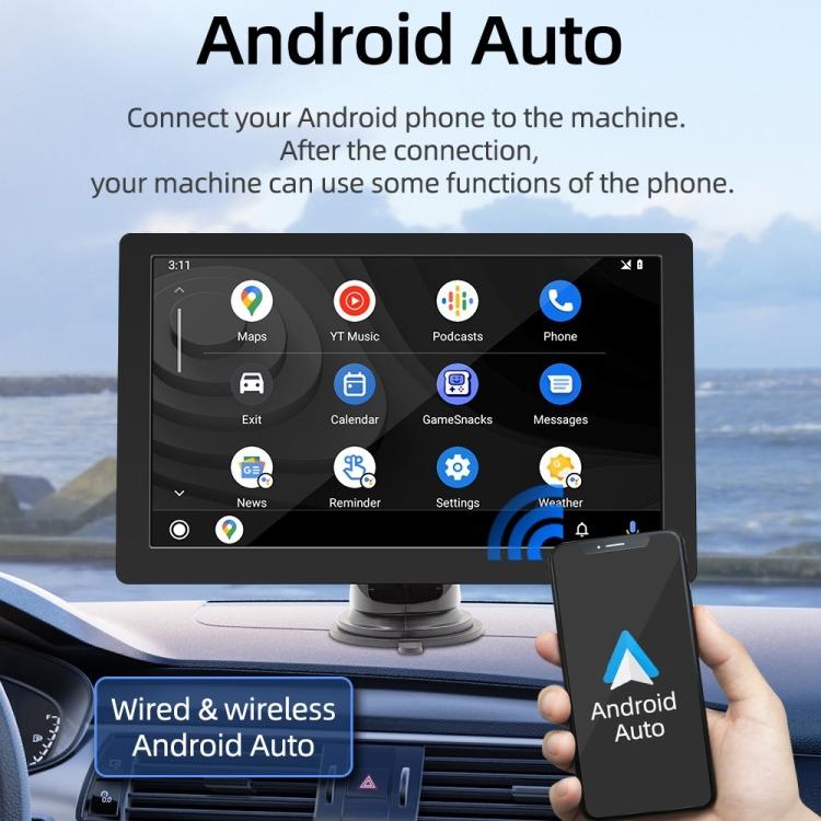 Car Universal Screen Stereo HD MP5 Player Reversing Monitor With Rear View Camera - Car MP3 & MP4 & MP5 by buy2fix | Online Shopping UK | buy2fix