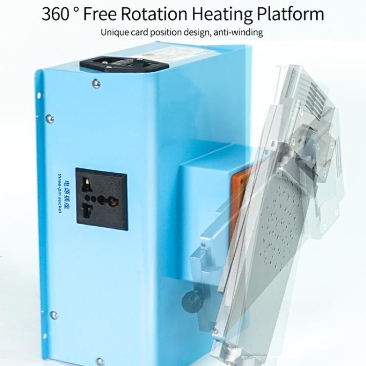 SUNSHINE S-918F Curved Screen 360-Degree Rotation Mobile Phone Screen Separator Screen Removal Heating Table, EU Plug - Separation Equipment by SUNSHINE | Online Shopping UK | buy2fix