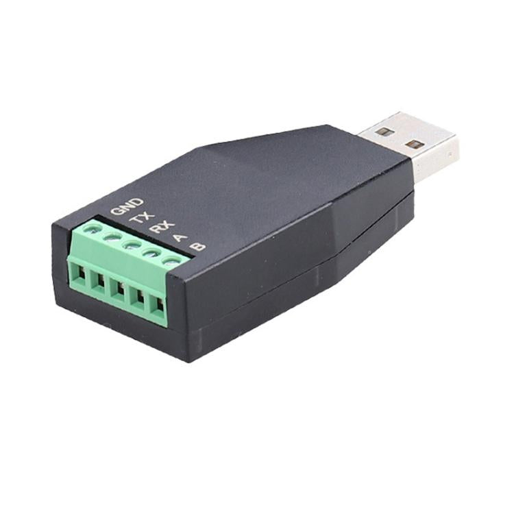 AMSAMOTION USB to RS232/485 Converter Adapter for Industrial Automation, PLC, POS(Black) - RS485 / RS232 Series by AMSAMOTION | Online Shopping UK | buy2fix