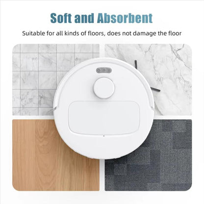 3pcs Mop Pad For Ecovacs Deebot T50 PRO / T50 PRO OMNI / T50 MAX PRO OMNI / T50 OMNI Replacement Parts(Striped) - For ECOVACS Accessories by buy2fix | Online Shopping UK | buy2fix