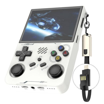 R36XX Dual-Band WiFi Handheld Game Console 3.5-Inch IPS HD Mipi Screen Open-Source Linux OS 64G(White) - Pocket Console by buy2fix | Online Shopping UK | buy2fix