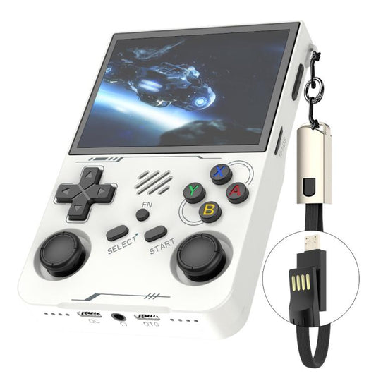 R36XX Dual-Band WiFi Handheld Game Console 3.5-Inch IPS HD Mipi Screen Open-Source Linux OS 128G(White) - Pocket Console by buy2fix | Online Shopping UK | buy2fix