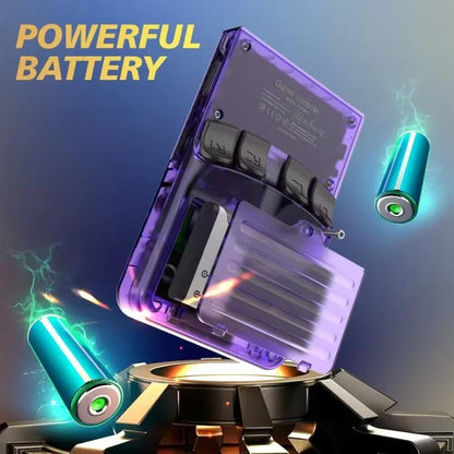 R36XX Dual-Band WiFi Handheld Game Console 3.5-Inch IPS HD Mipi Screen Open-Source Linux OS 128G(Transparent Purple) - Pocket Console by buy2fix | Online Shopping UK | buy2fix