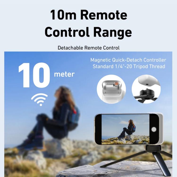 TELESIN P1-MP-10 Magsafe Magnetic Camera Shoot Hand Grip Bluetooth Remote Control Mobile Phone Camera Handle - Phone Remote Control by TELESIN | Online Shopping UK | buy2fix