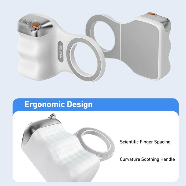 TELESIN P1-MP-10 Magsafe Magnetic Camera Shoot Hand Grip Bluetooth Remote Control Mobile Phone Camera Handle - Phone Remote Control by TELESIN | Online Shopping UK | buy2fix