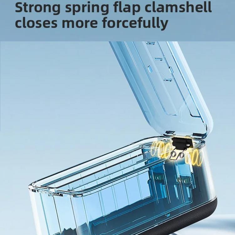 For Insta360 X5 Fast Charger With Digital Display & Dual Charging Case Battery Storage Box(Black) - Others by buy2fix | Online Shopping UK | buy2fix