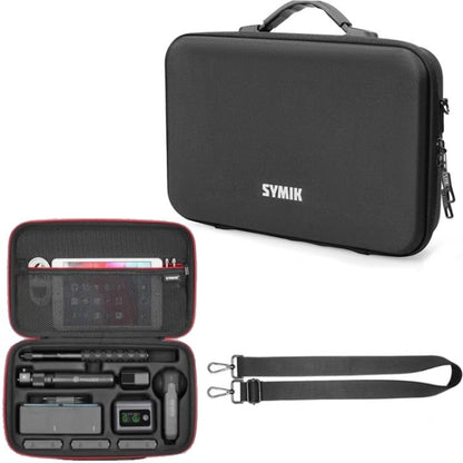 For Insta360 X5 / X4 Camera SYMIK Large Capacity Storage Bag Handbag Messenger Carrying Case(Black) - Case & Bags by SYMIK | Online Shopping UK | buy2fix