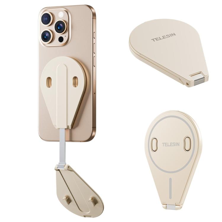 TELESIN P7-RB-02 Waterdrop-shaped Mobile Phone Photography Stand Magsafe Magnetic Selfie Stick - Desktop Holder by TELESIN | Online Shopping UK | buy2fix
