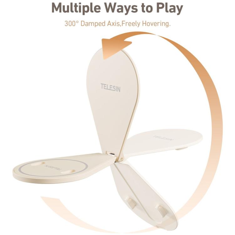 TELESIN P7-RB-02 Waterdrop-shaped Mobile Phone Photography Stand Magsafe Magnetic Selfie Stick - Desktop Holder by TELESIN | Online Shopping UK | buy2fix