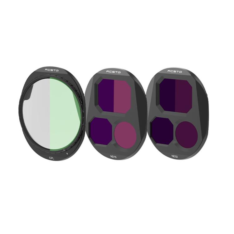 For DJI Mavic 4 Pro RCSTQ Lens Filter, Style: CPL+ND16+ND32 - Lens Filter by RCSTQ | Online Shopping UK | buy2fix