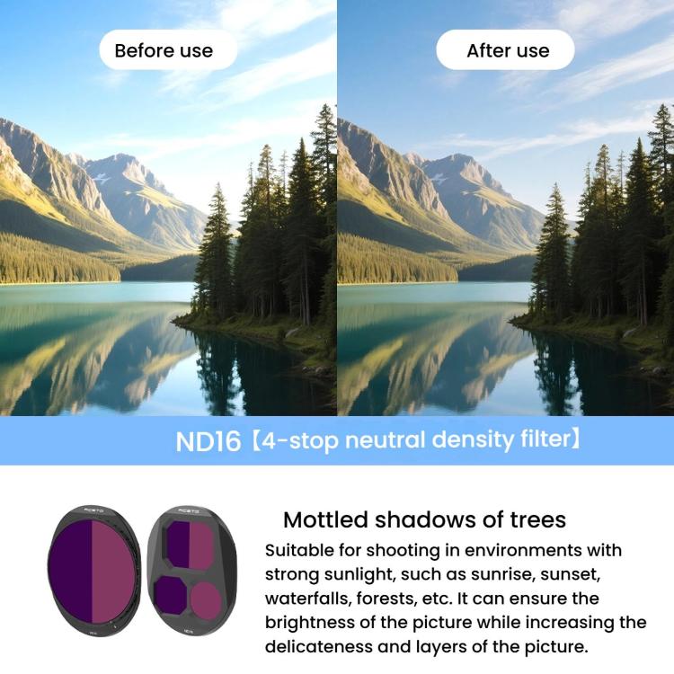 For DJI Mavic 4 Pro RCSTQ Lens Filter, Style: CPL+ND8+ND16+ND32 - Lens Filter by RCSTQ | Online Shopping UK | buy2fix