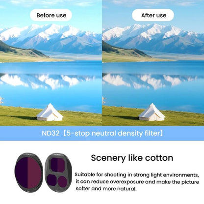 For DJI Mavic 4 Pro RCSTQ Lens Filter, Style: ND8+ND16+ND32 - Lens Filter by RCSTQ | Online Shopping UK | buy2fix