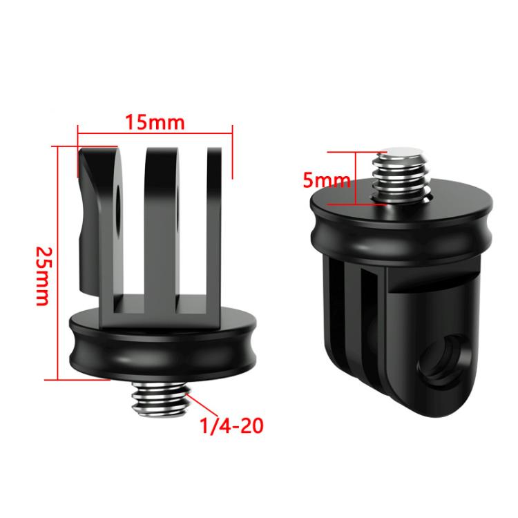 TFSM063 Three-Slot Adapter Camera Cage 360-Degree Rotating Connector Tripod 1/4 Inch Adapter -  by buy2fix | Online Shopping UK | buy2fix