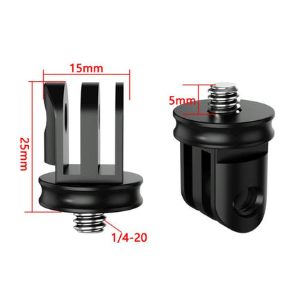 TFSM063 Three-Slot Adapter Camera Cage 360-Degree Rotating Connector Tripod 1/4 Inch Adapter -  by buy2fix | Online Shopping UK | buy2fix