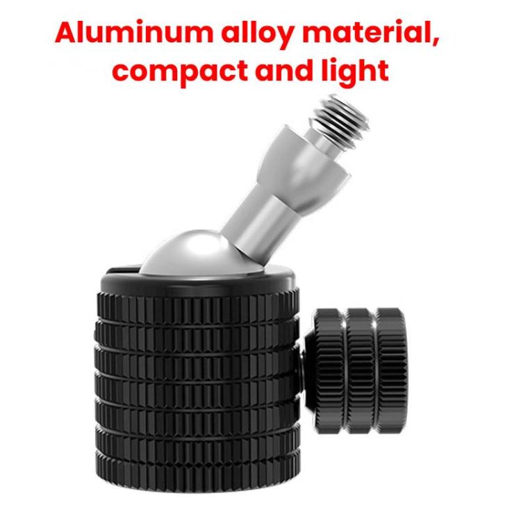 Q3-B M4 Female To 1/4 Male Universal Mini Ball Head Adapter Mount Aluminium Alloy Mobile Phone Camera Tripod Accessories - Tripod Heads by buy2fix | Online Shopping UK | buy2fix