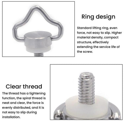 TF3425 2pcs M4 Quick Release Screw Camera Drone Shoulder Strap Lanyard Screw -  by buy2fix | Online Shopping UK | buy2fix