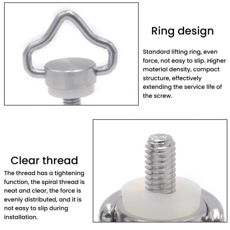 TF3224 2pcs M4 Quick Release Screw Camera Drone Shoulder Strap Lanyard Screw -  by buy2fix | Online Shopping UK | buy2fix