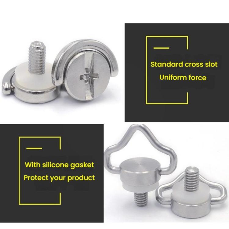 TF3425 2pcs M4 Quick Release Screw Camera Drone Shoulder Strap Lanyard Screw -  by buy2fix | Online Shopping UK | buy2fix